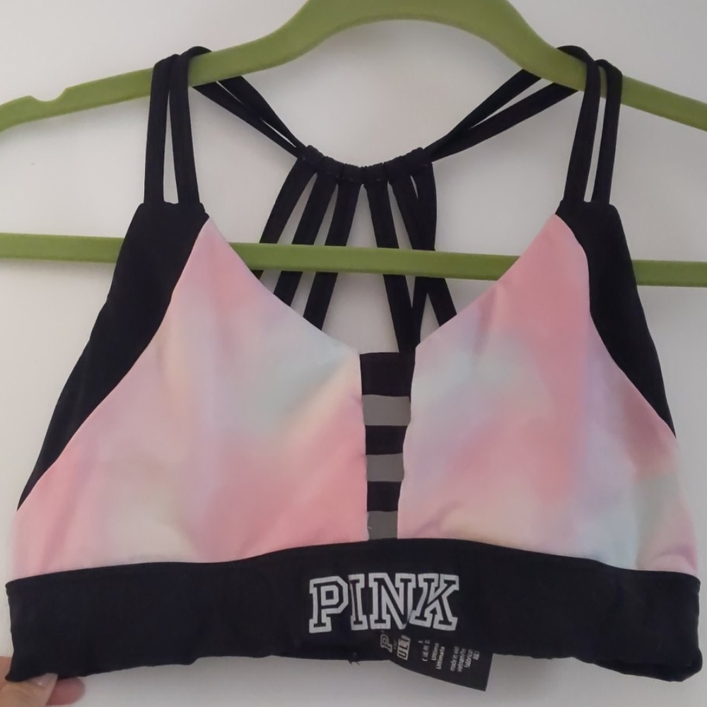 VS PINK Strappy Back Sports Bra